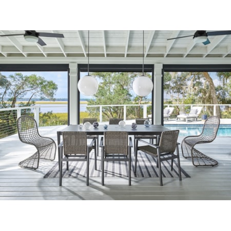 Outdoor Rectangular Dining Table