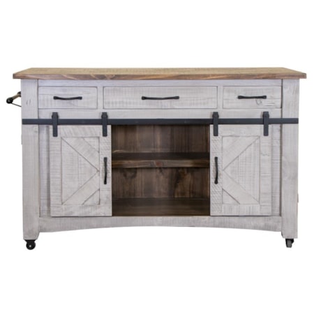 3-Drawer Kitchen Island