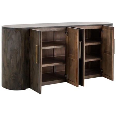 4-Door Storage Console