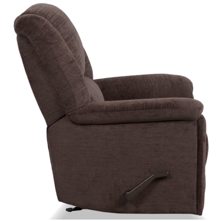 Plush Gliding Recliner