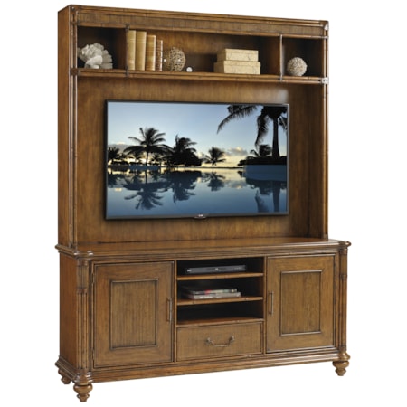 Pelican Cay Media Console and Hutch