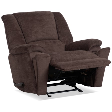 Plush Gliding Recliner