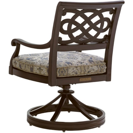 Outdoor Swivel Rocker Dining Chair
