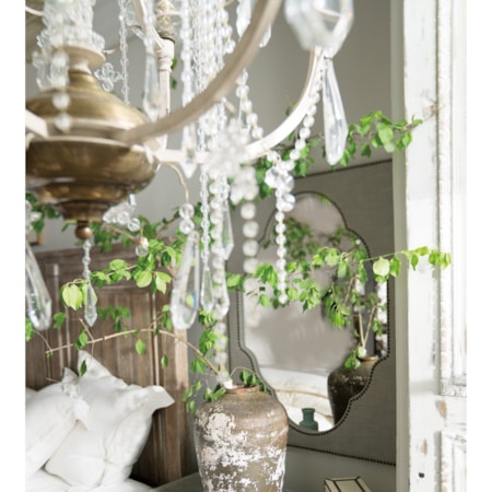 Nourmand Linen Wrapped Mirror