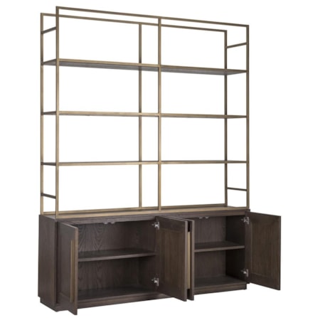 4 Door Bookcase