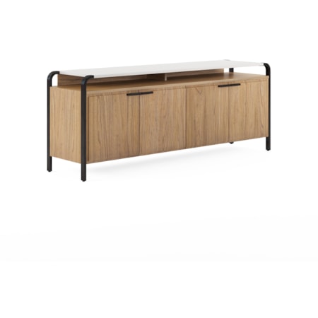 Two-Tone Entertainment Console