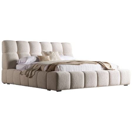 Upholstered Queen Panel Bed