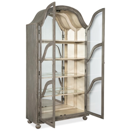 Arched Display Cabinet