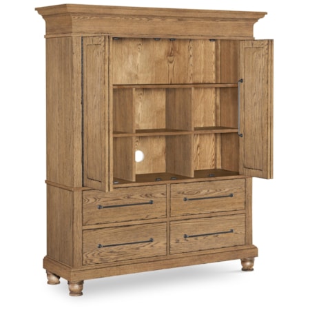 4-Drawer Armoire