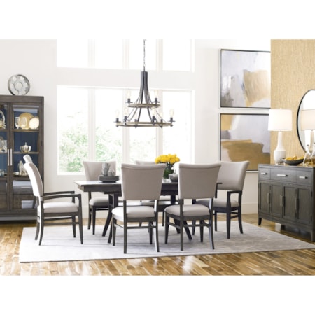 Dining Table Set with 6 Chairs