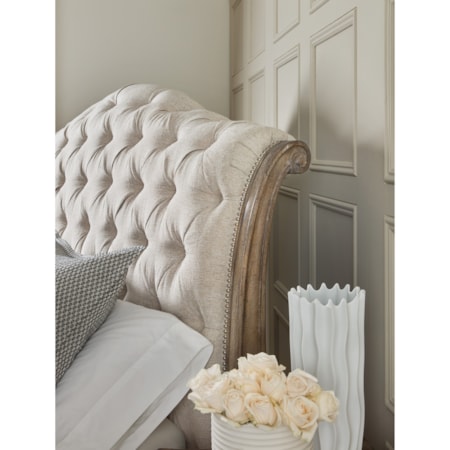 King Tufted Bed
