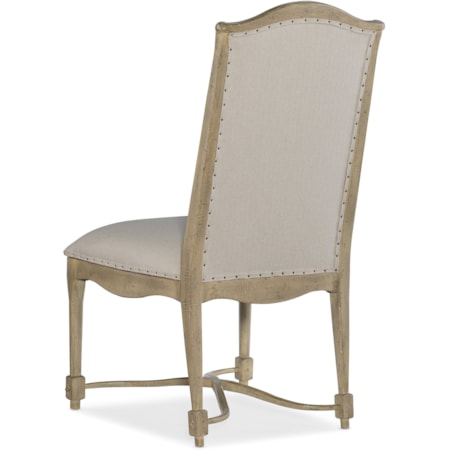 Upholstered Back Side Chair
