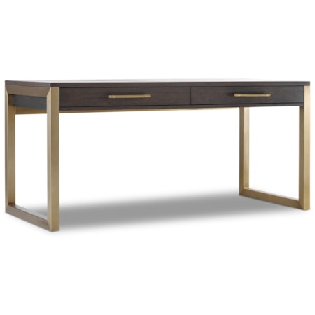 2-Drawer Short Wooden Writing Desk