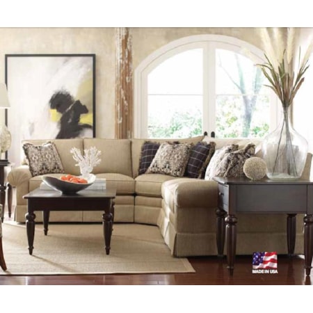 Custom 3-Piece Sectional Sofa