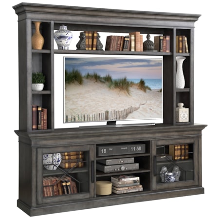 TV Console with Hutch