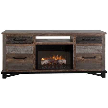 Electric Fireplace Console