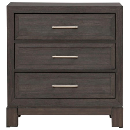 3-Drawer Nightstand