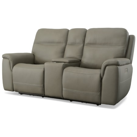 Power Reclining Console Loveseat
