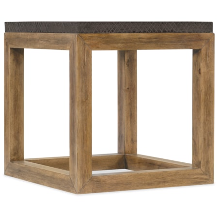 Bark-Top End Table