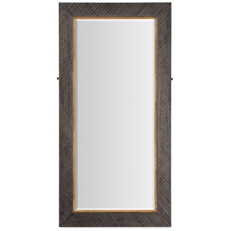 Floor Mirror with Jewelry Storage