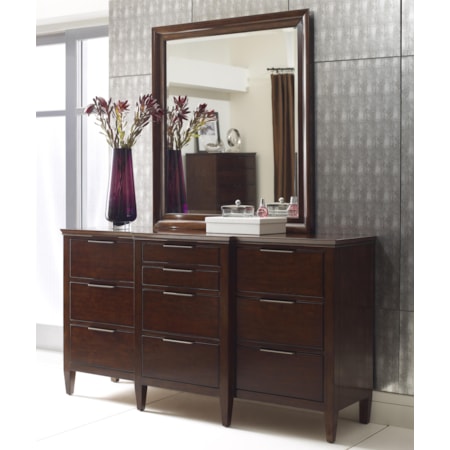 Bristow Dresser and Mirror Set