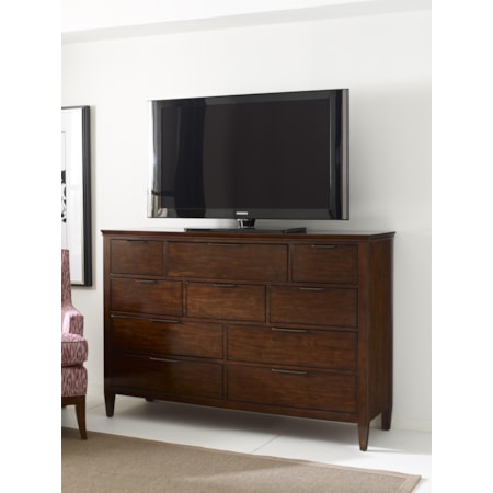 Luccia Bureau and Mirror Set