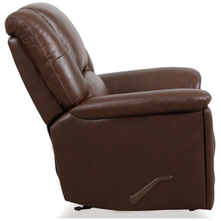 Plush Gliding Recliner