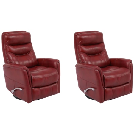 Manual Swivel Glider Recliner (Set of 2)