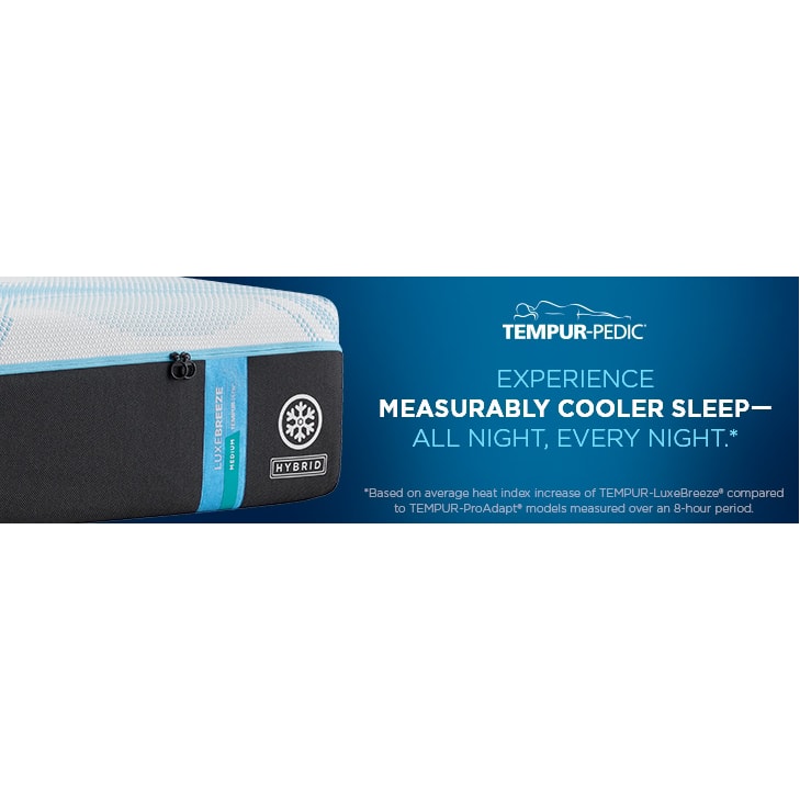 Tempur-Pedic® Tempur-LuxeBreeze® 2.0 Med Hybrid Tempur-LuxeBreeze® Medium Hybrid Twin XL