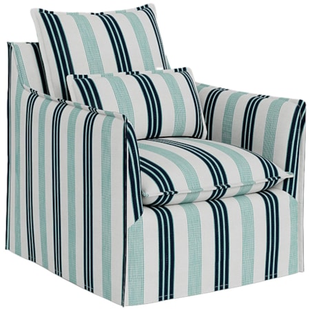 Siesta Key Outdoor Swivel Chair