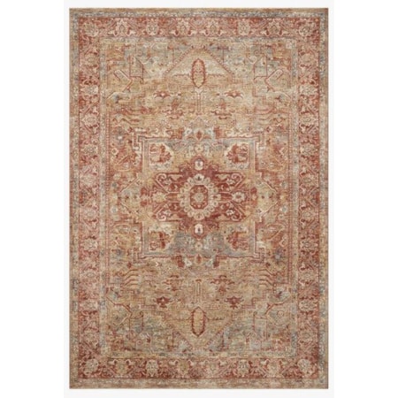 7'10X10'2 GOLD/BRICK