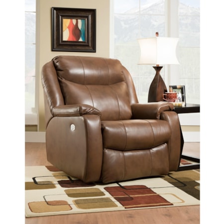Power Headrest Big Man's Recliner w/ SoCozi