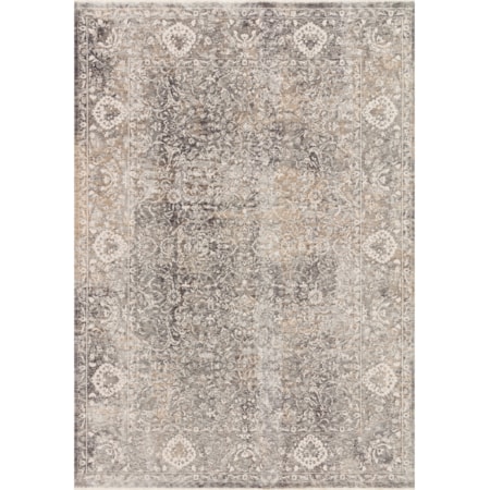 7'10" x 10' Stone / Ivory Rug