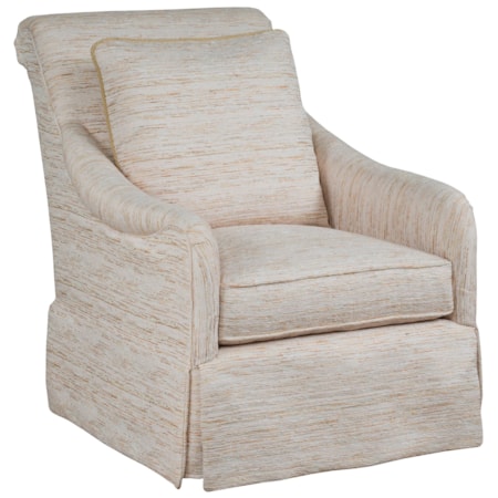 Upholstered Swivel Glider