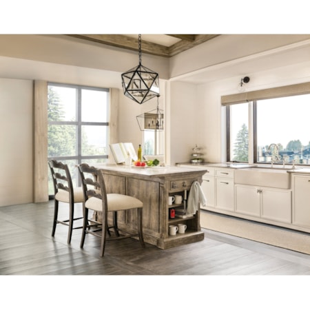 Ladderback Counter Stool