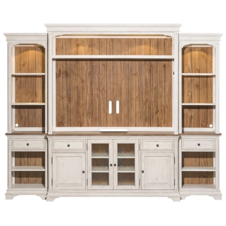 Entertainment Center with Piers