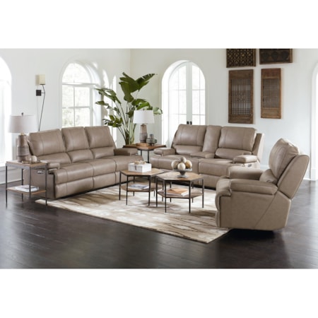 Reclining Sofa with Power Headrests