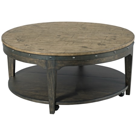 Artisans Round Cocktail Table               