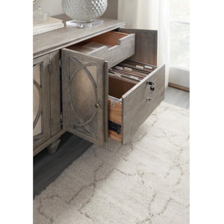 Rustic Glam Credenza