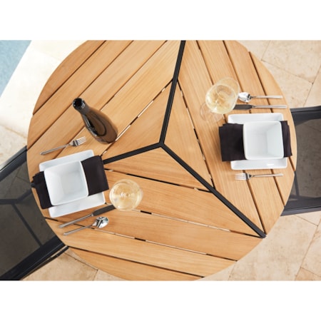 3-Piece Outdoor Bistro Set w/ Counter Stools