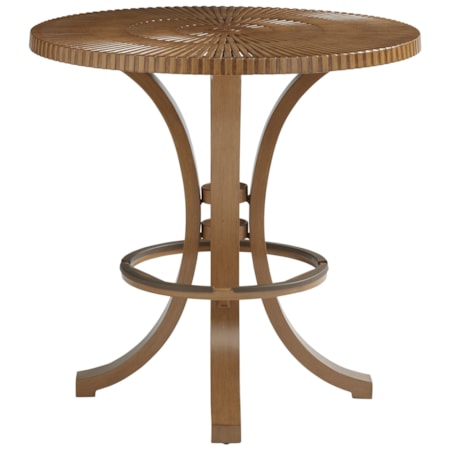 3-Piece Outdoor Bistro Set w/ Bar Stools