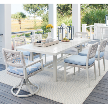 7-Piece Dining Set w/ Swivel Chairs