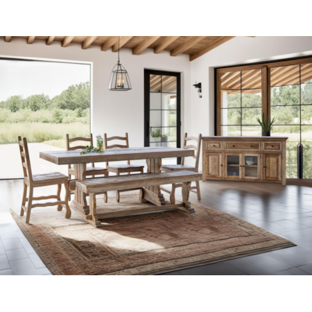 24" Wooden Counter Stool